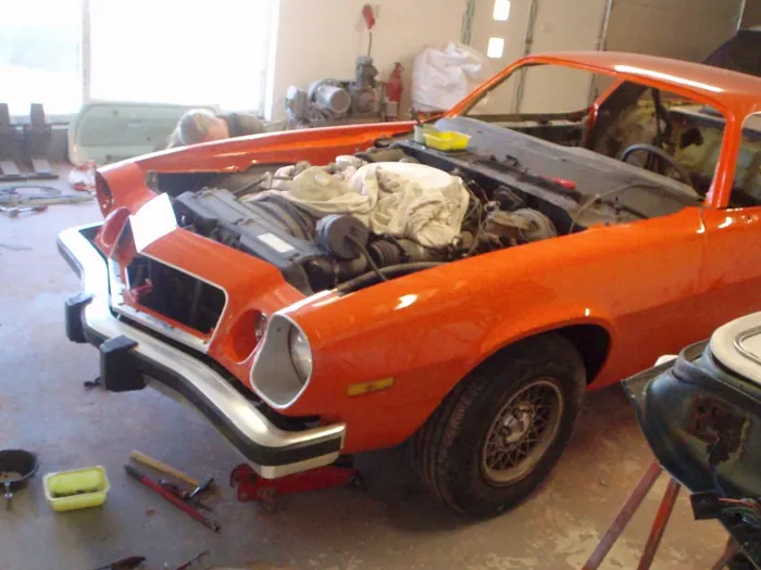 Chevrolet Camaro 1976 – fotografie 20 z renovace karoserie a laku