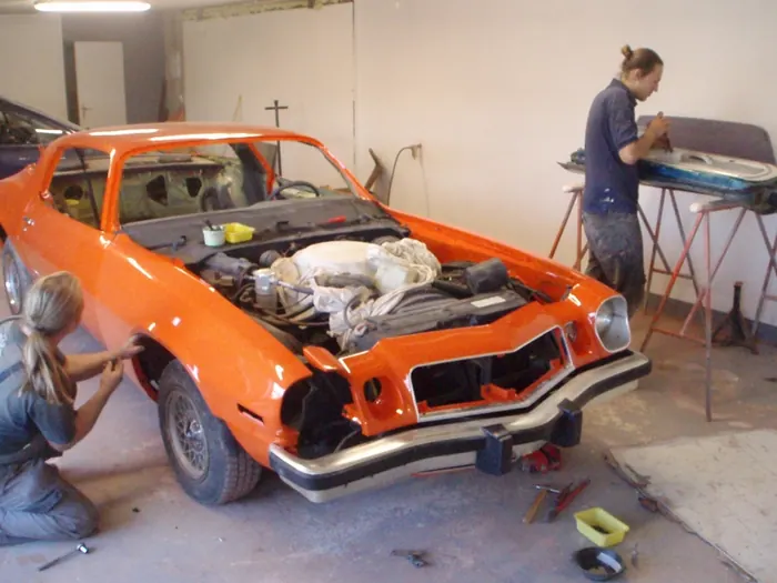 Chevrolet Camaro 1976 – fotografie 21 z renovace karoserie a laku