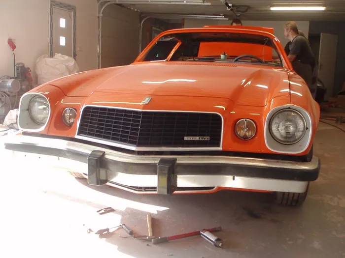 Chevrolet Camaro 1976 – fotografie 22 z renovace karoserie a laku